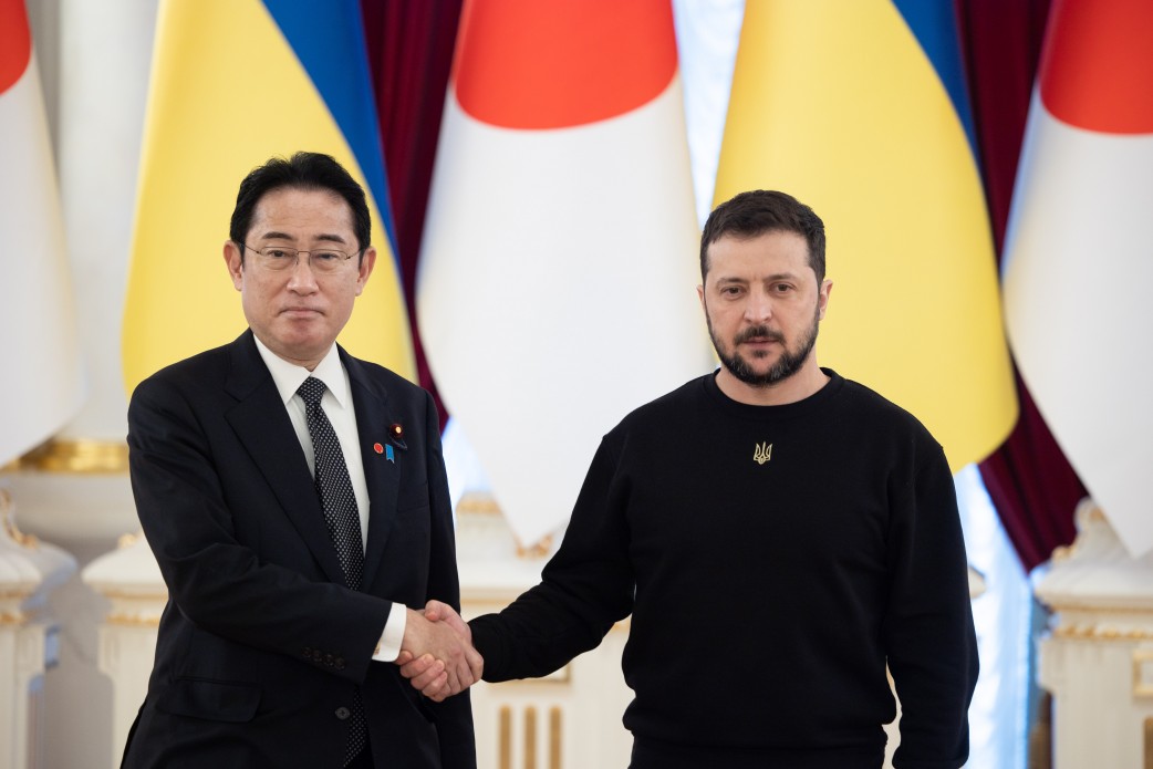 President Zelensky Following The Meeting With Fumio Kishida Ukraine