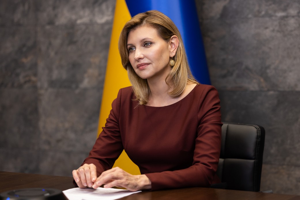 First Lady Olena Zelenska Held An Online Meeting With The First Ladies ...