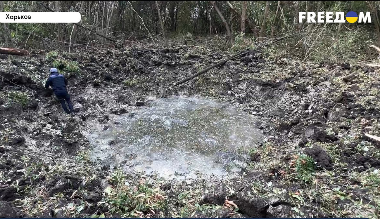 Нічний удар по Харкову: відео з місця “прильоту” показали журналісти ...