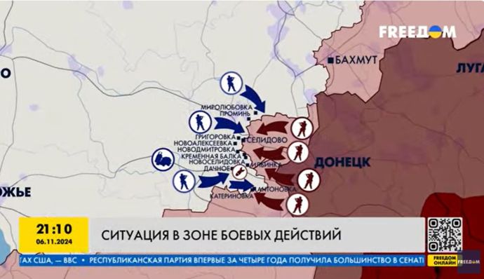 Майже 100 бойових зіткнень сталося на фронті за добу — мапа війни за 6 листопада (ВІДЕО)